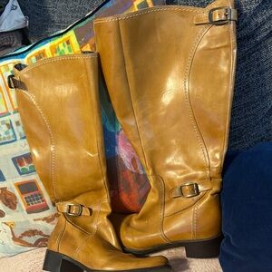 Italian Rich Brown Leather Boots